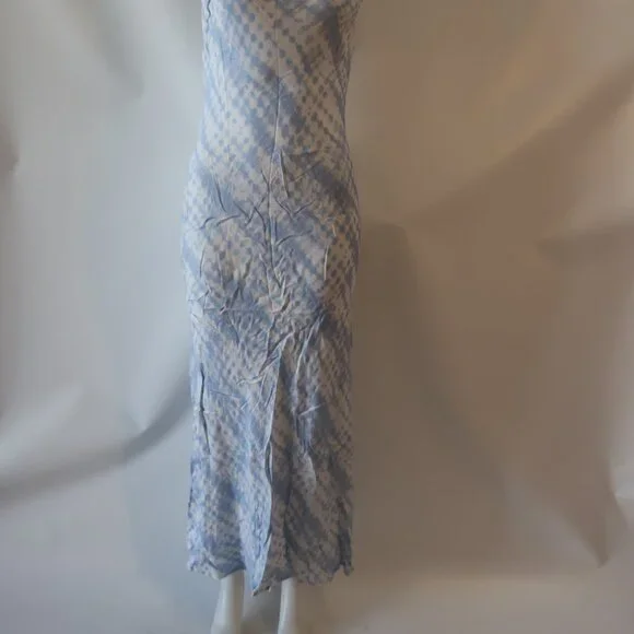 Womens Staud Blue White Cloud (Item- 3) July Strappy Rayon Maxi Dress 4 - Picture 6 of 15